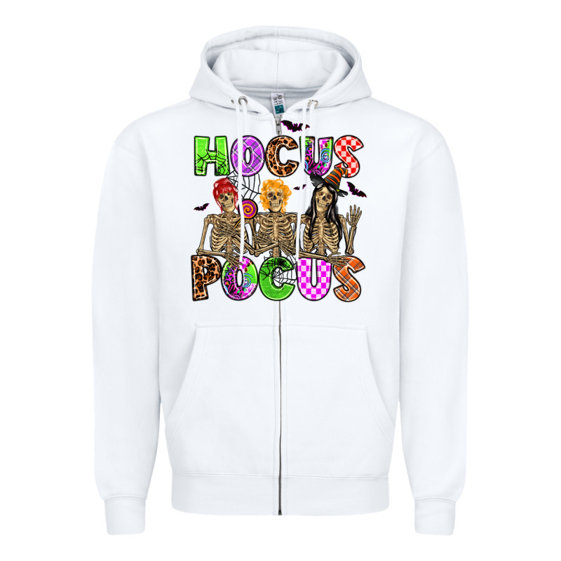 Hocus Pocus Skeleton Zipper Hoodie by AdoDesignShop | Teevron