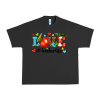 Pigment Black love teacher life Urban Heavy Tee - texasbilliewilder
