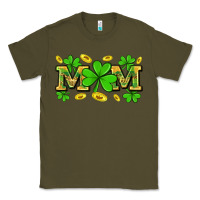 Army Green St. patricks day mom Classic Tee - Neo Western