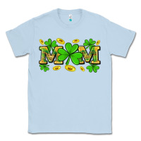 Dusty Blue St. patricks day mom Classic Tee - Neo Western