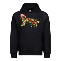Black christmas bengal cat Urban Hoodie - LillyAllenDesigns
