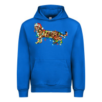 Cobalt christmas bengal cat Urban Hoodie - LillyAllenDesigns