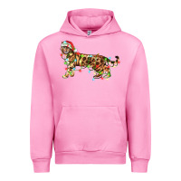Fuchsia Pink christmas bengal cat Urban Hoodie - LillyAllenDesigns