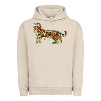 Pigment French Oak christmas bengal cat Urban Hoodie - LillyAllenDesigns