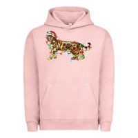 Pigment Salmon christmas bengal cat Urban Hoodie - LillyAllenDesigns