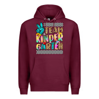Burgundy team kindergarten Premium Hoodie - NancyCooperArtShop