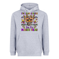 Heather Grey i'm dead inside but it's mardi gras Heavyweight Hoodie - Jasminsmagicworld
