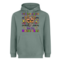 Sage i'm dead inside but it's mardi gras Heavyweight Hoodie - Jasminsmagicworld
