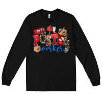 Black postal worker Long Sleeve Tee - AdoDesignShop