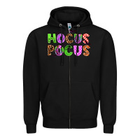 Black hocus pocus Zipper Hoodie - AdoDesignShop