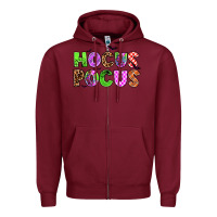 Burgundy hocus pocus Zipper Hoodie - AdoDesignShop