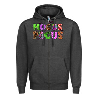 Charcoal Heather hocus pocus Zipper Hoodie - AdoDesignShop