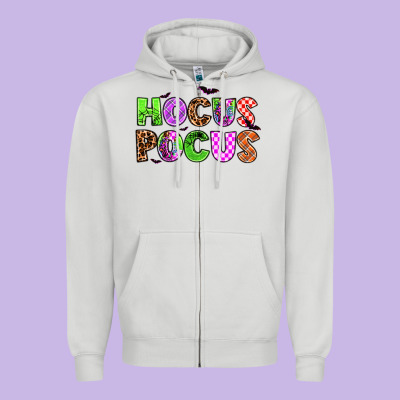Hocus Pocus Zipper Hoodie Designed By Adodesignshop