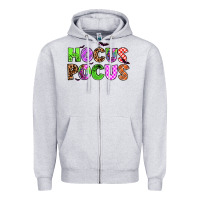 Heather Grey hocus pocus Zipper Hoodie - AdoDesignShop