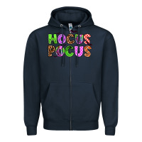 Navy hocus pocus Zipper Hoodie - AdoDesignShop