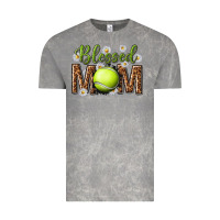 Cloud Rock blessed mom with tennis and daisy Vintage Tee - texasbilliewilder