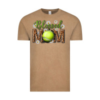 Vintage Coffee blessed mom with tennis and daisy Vintage Tee - texasbilliewilder