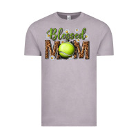 Vintage Zinc blessed mom with tennis and daisy Vintage Tee - texasbilliewilder