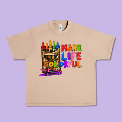 Make Life Colorful Urban Heavy Tee Designed By Texasbilliewilder