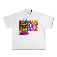 Lunar Rock make life colorful Urban Heavy Tee - texasbilliewilder