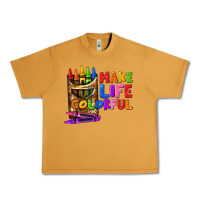 Peanut Butter make life colorful Urban Heavy Tee - texasbilliewilder