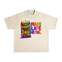 Sandshell make life colorful Urban Heavy Tee - texasbilliewilder