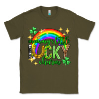 Army Green St. Patrick's Day Mommy's little lucky charm Classic Tee - Neo Western