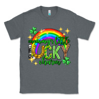 Charcoal Heather St. Patrick's Day Mommy's little lucky charm Classic Tee - Neo Western