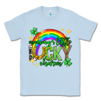 Dusty Blue St. Patrick's Day Mommy's little lucky charm Classic Tee - Neo Western