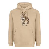 Mushroom Rabbit Heavyweight Hoodie - LillyAllenDesigns