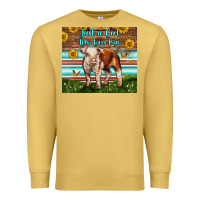 Antique Gold Just A Girl Who Loves Pig Premium Sweatshirt - LillyAllenDesigns