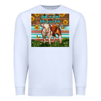 White Just A Girl Who Loves Pig Premium Sweatshirt - LillyAllenDesigns