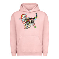 Pigment Salmon christmas american shorthair cat Urban Hoodie - LillyAllenDesigns