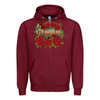 Burgundy christmas chingona Zipper Hoodie - JahusDesignShop