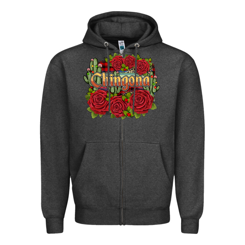 Christmas Chingona Zipper Hoodie by JahusDesignShop | Teevron