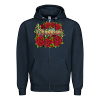Navy christmas chingona Zipper Hoodie - JahusDesignShop