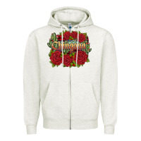 Oatmeal Heather christmas chingona Zipper Hoodie - JahusDesignShop