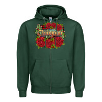 Sports Green christmas chingona Zipper Hoodie - JahusDesignShop