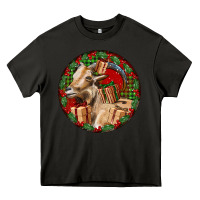 Asphalt Spanish Goat Christmas Heavy Core Tee - LillyAllenDesigns
