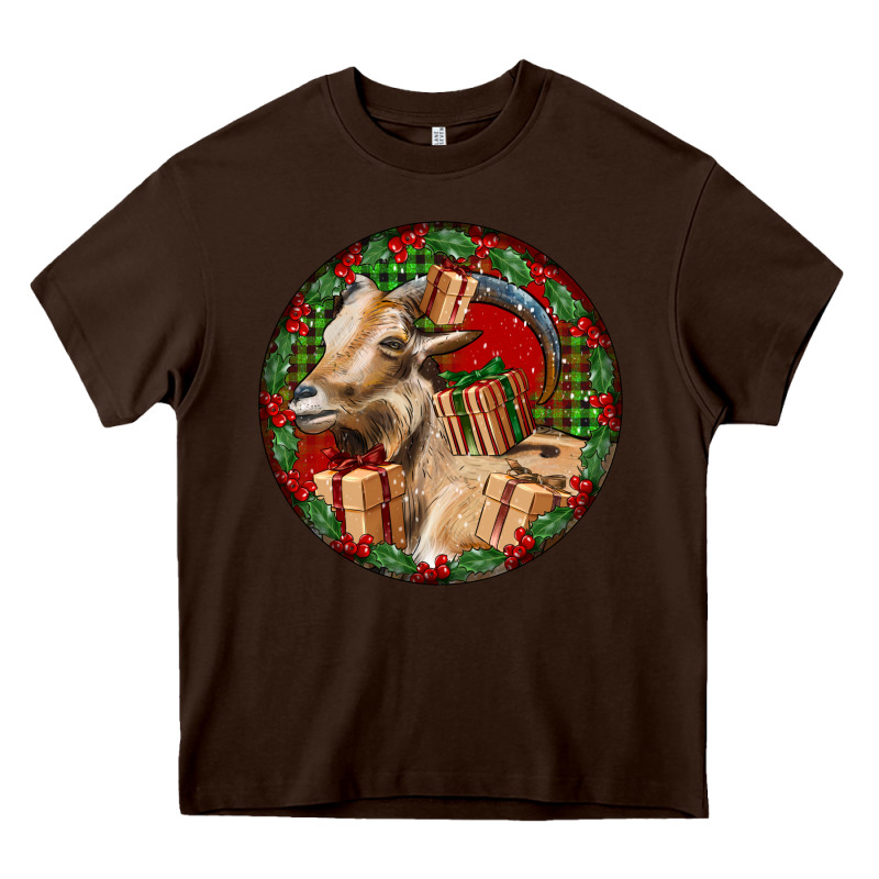 Spanish Goat Christmas Heavy Core Tee by LillyAllenDesigns | Teevron
