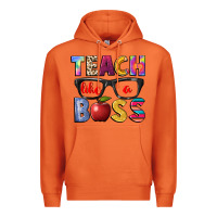 Carrot teach like a boss Premium Hoodie - NancyCooperArtShop