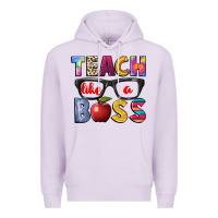 Lilac teach like a boss Premium Hoodie - NancyCooperArtShop