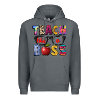 Rock teach like a boss Premium Hoodie - NancyCooperArtShop