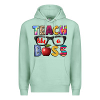 Seafoam teach like a boss Premium Hoodie - NancyCooperArtShop