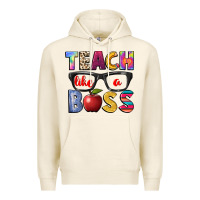 Tofu teach like a boss Premium Hoodie - NancyCooperArtShop