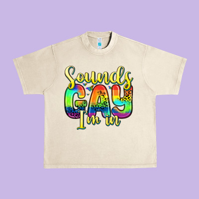 Sounds Gay I M In Urban Heavy Tee Designed By Zillion Design Studio