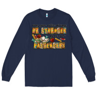 Navy may your coffe always be stronger than your passengers Long Sleeve Tee - CowhideDigitalArt