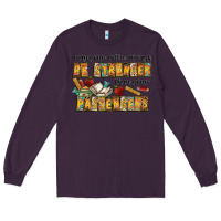 Plum may your coffe always be stronger than your passengers Long Sleeve Tee - CowhideDigitalArt
