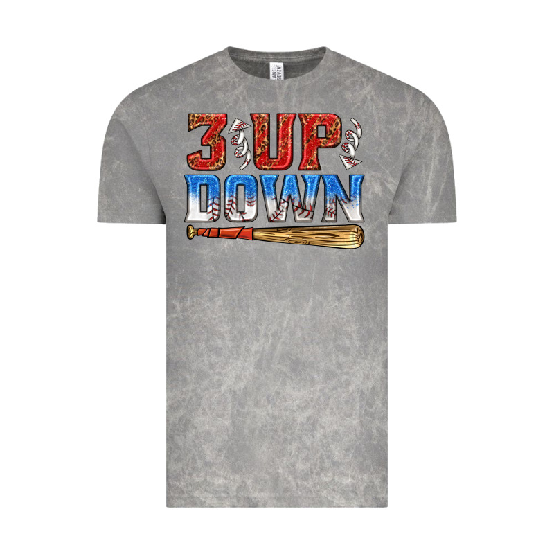 3 Up 3 Down Baseball Vintage Tee by texasbilliewilder | Teevron