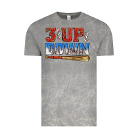 Cloud Rock 3 up 3 down baseball Vintage Tee - texasbilliewilder